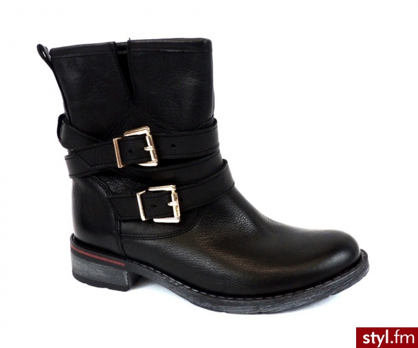 Mr Tops Botki jesienne 0760447D - Botki Buty Moda