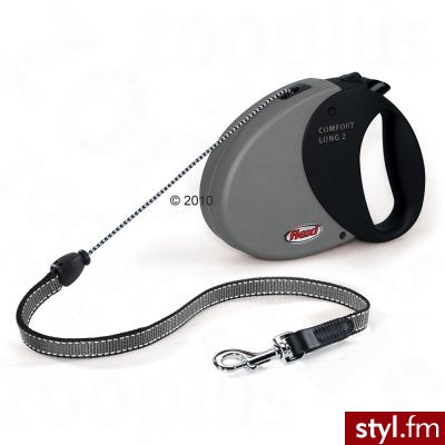 Flexi Smycz Comfort Long Medium, 8 m - Niebieska - Psy Zwierzaki