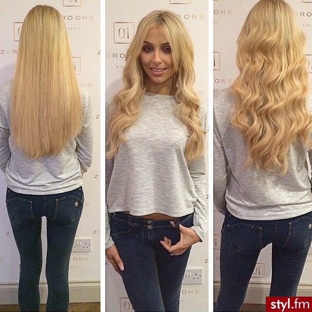 Blond Rozpuszczone Proste Na co dzień Długie Fryzury