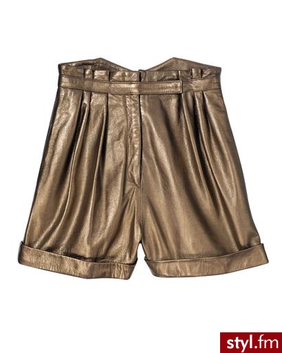 skórzane szorty Cynthia Steffe 395$ - Pozostałe Ciuchy Moda