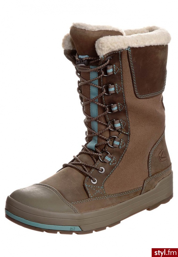 Keen SNOW ROVER Kozaki zimowe brązowy - Kozaki Buty Moda