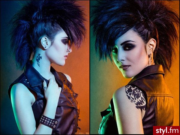Punk Rock Alternatywne Krótkie Fryzury