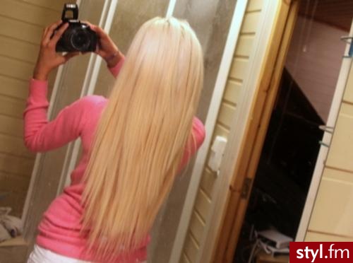 Blond Rozpuszczone Proste Na co dzień Długie Fryzury