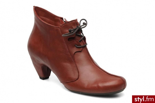 Sergio Tomani PÓŁBUTY I BOTKI HELIA 2806 BY (Czerwony) - Botki Buty Moda