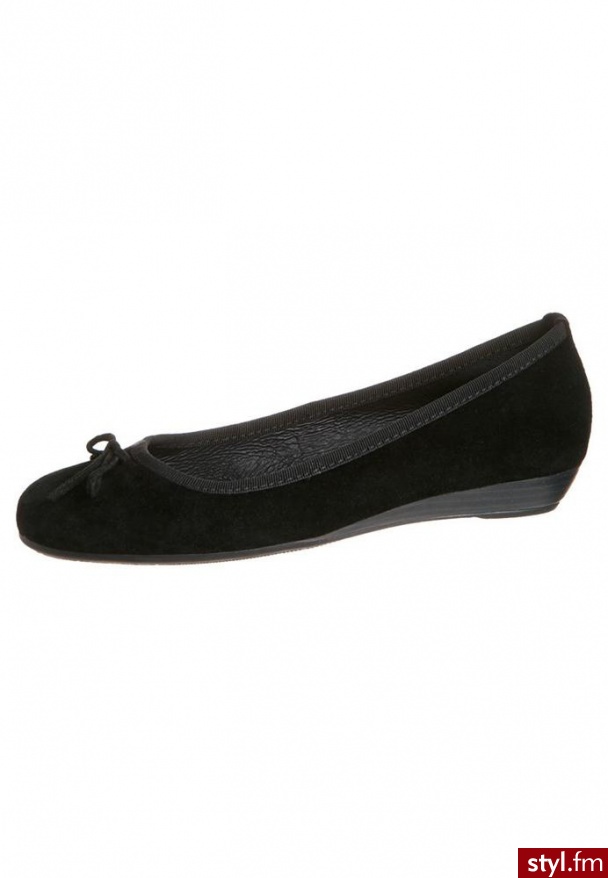 Pier One Baleriny czarny (4504) - Balerinki Buty Moda