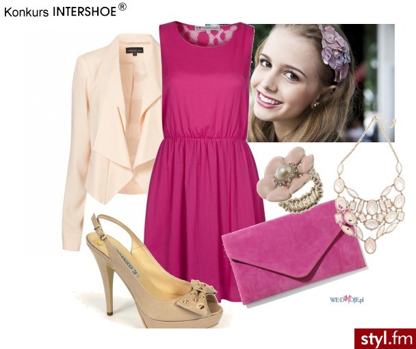 różowa sukienka - Konkurs - Intershoe Styler