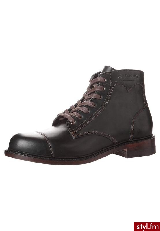 Wolverine 1000 Mile KRAUSE Botki sznurowane czarny (W00406) - Botki Buty Moda