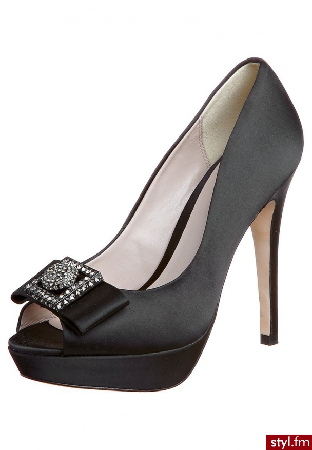 Bourne ANNABEL Szpilki Peep Toe czarny - Szpilki Buty Moda