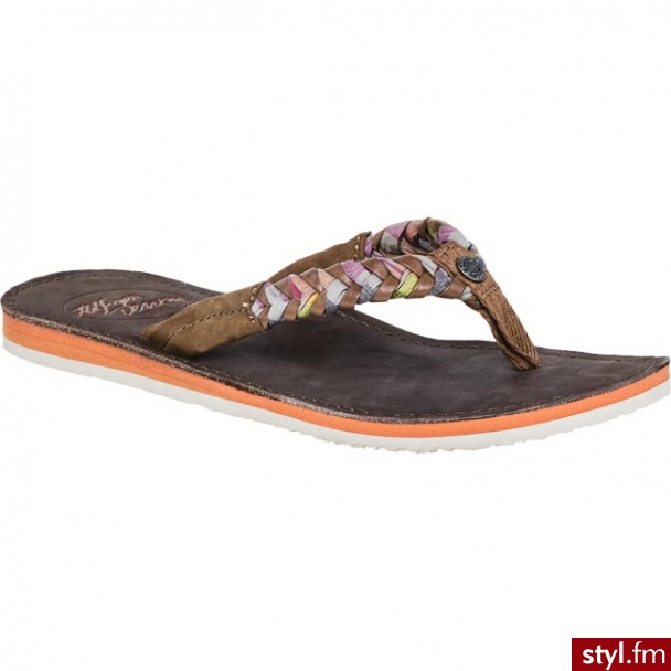 TOMMY HILFIGER Japonki DENIM Sea 2 EN56815363 950 Brązowy (Tan) 950 - Klapki Buty Moda
