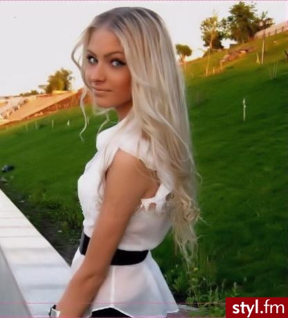 Blond Rozpuszczone Kręcone Na co dzień Długie Fryzury