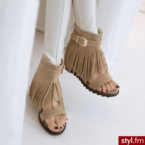 Sandały Buty Moda
