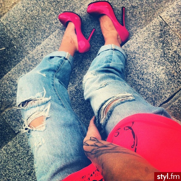 Jeansy Spodnie Moda