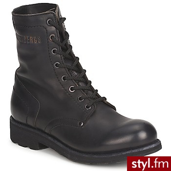 Bikkembergs Buty VINTAGE 958 CzARNY - Glany Buty Moda