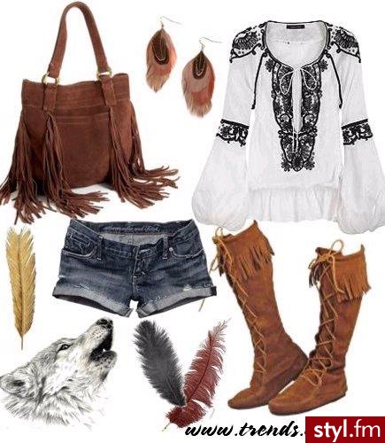 "Dances with Wolves" - Tańcząca z Wilkami - Pozostałe Ciuchy Moda
