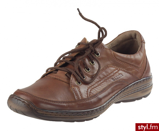 Lesta Półbuty 3809 Jasnobrązowe - Półbuty Buty Moda