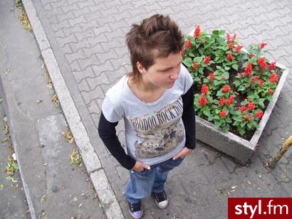 Irokez damski Proste Na co dzień Średnie Fryzury