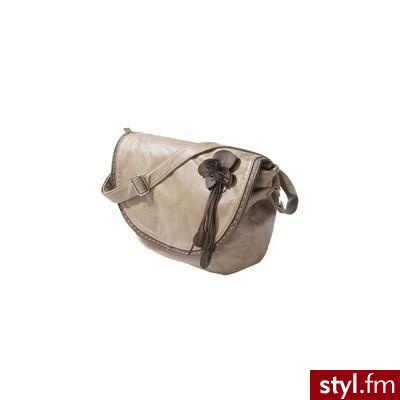 Sac façon cuir et broche fleur - Taupe - Promod - Polyvore. Pobrano ze strony: http://www.polyvore.com/sac_fa%C3%A7on_cuir_et_broche/thing?id=22210971 - Pozostałe Torebki Moda