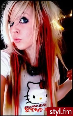 EMO Alternatywne Średnie Fryzury