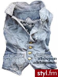 Kamizelka. Kamizelka jeansowa - Przedmioty Stylera Inne Moda