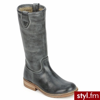 Jopper Buty Dziecko Cataf Black - Kozaki Buty Moda