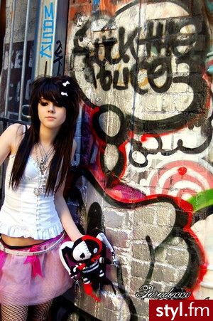 EMO Alternatywne Średnie Fryzury