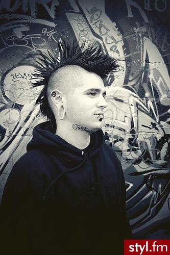 Punk Rock Alternatywne Średnie Fryzury