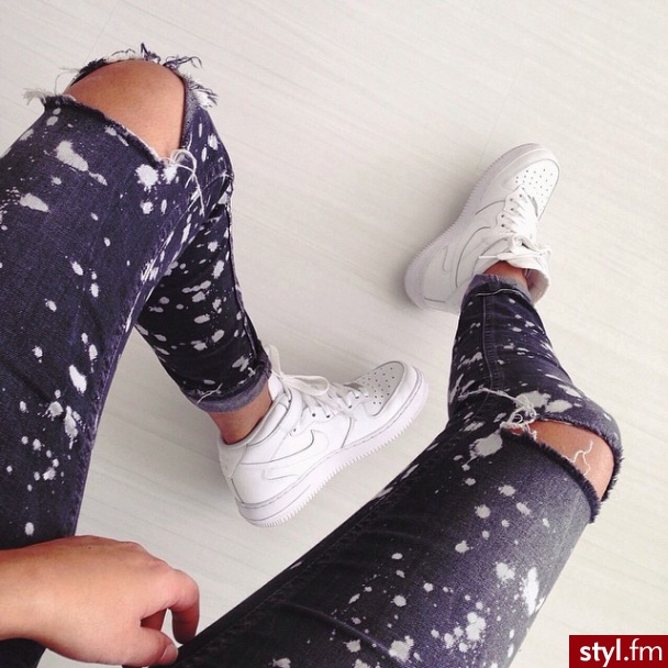 Jeansy Spodnie Moda