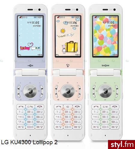 LG GD580 Lollipop i LG KU4300 Lollipop 2 - Gadżety Inne Moda