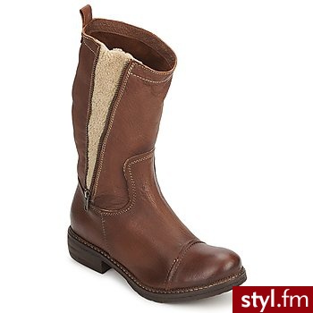 Manas BUTY CEVIO Brown - Kozaki Buty Moda