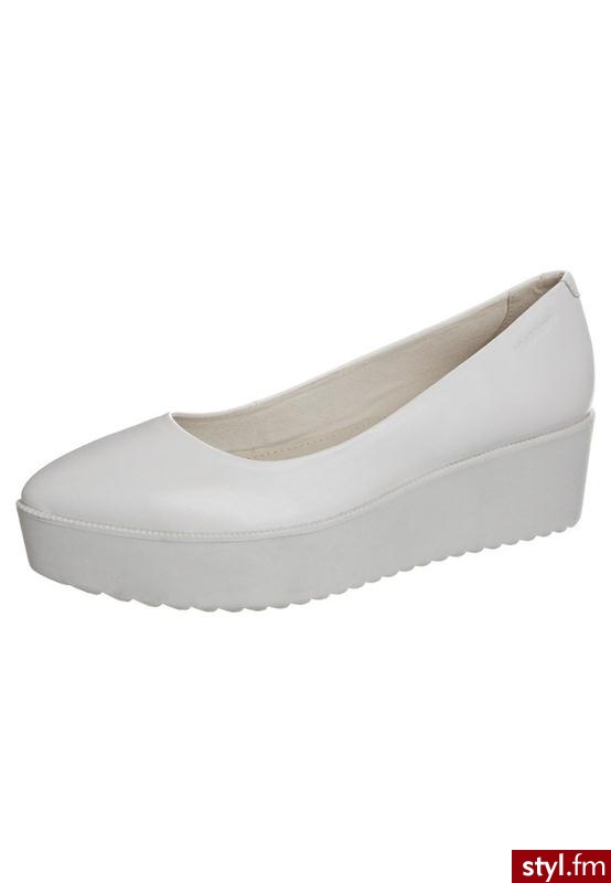 Vagabond FLAX Baleriny biały - Balerinki Buty Moda
