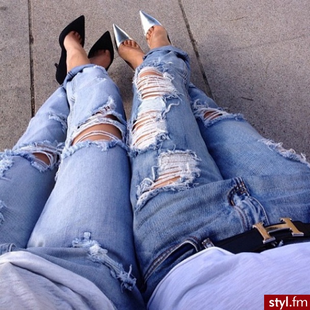 Jeansy Spodnie Moda