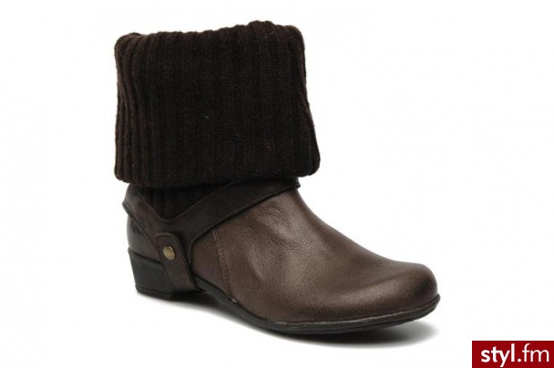 Kickers PÓŁBUTY I BOTKI CRESHO BY KICKERS (Brązowy) - Botki Buty Moda