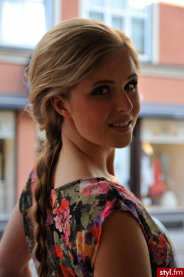 Blond Warkocze Proste Na co dzień Długie Fryzury