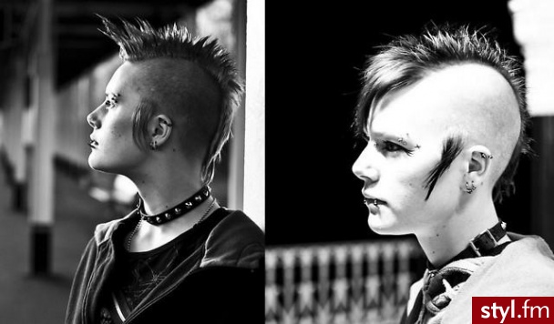 Punk Rock Alternatywne Krótkie Męskie Fryzury