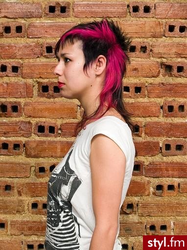 Punk Rock Alternatywne Średnie Fryzury