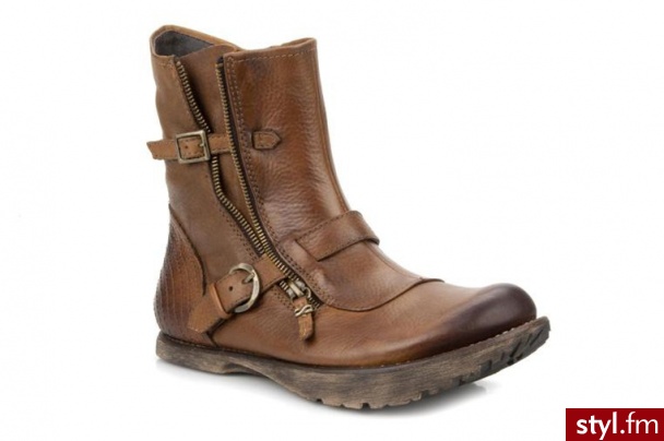 Kalso Earth PÓŁBUTY I BOTKI DIABLO BY KALSO EARTH (Brązowy) - Botki Buty Moda