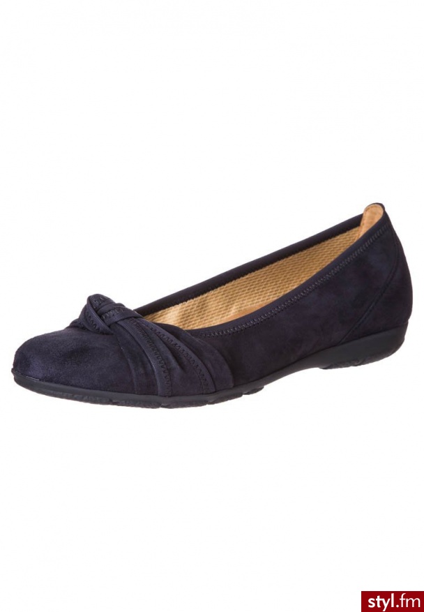 Gabor Baleriny niebieski (74.162) - Balerinki Buty Moda