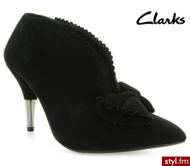 Clarks AZIZI ISLA BLACK - Botki Buty Moda