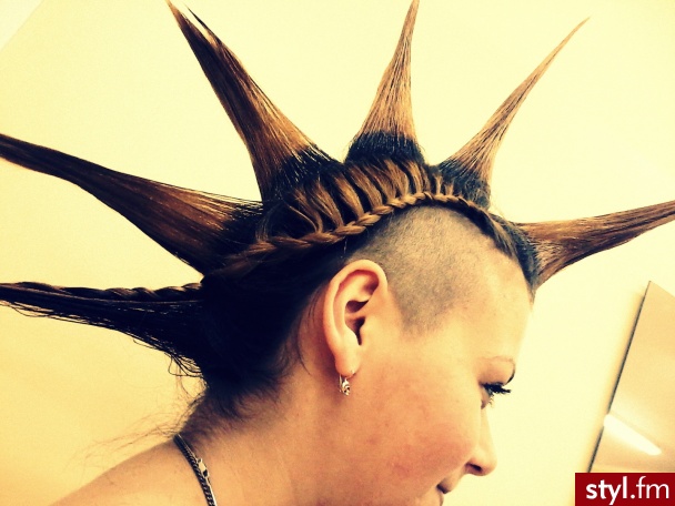 aah :D Madzia :D - Punk Rock Alternatywne Długie Fryzury