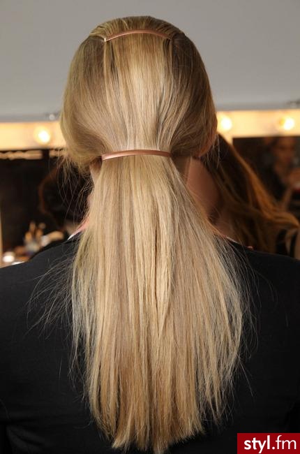 Blond Upięcie Proste Na co dzień Długie Fryzury