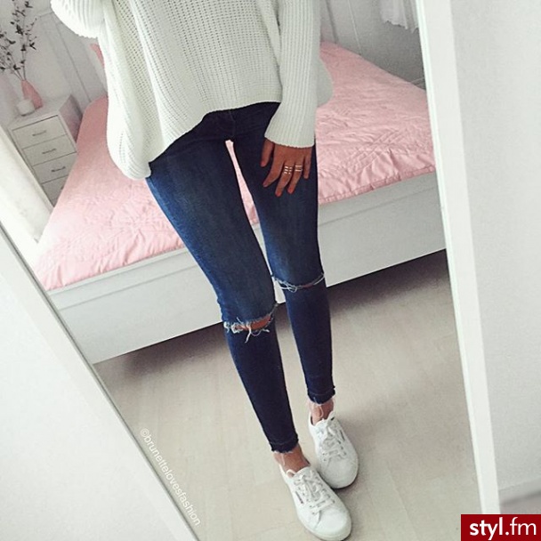 Jeansy Spodnie Moda