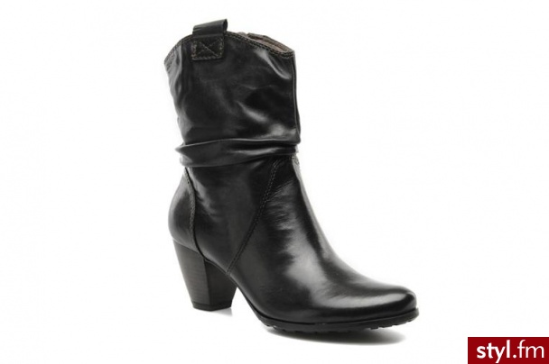 Tamaris PÓŁBUTY I BOTKI ILHONA BY TAMARIS (Czarny) - Botki Buty Moda
