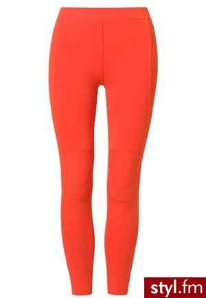 Sonia by Sonia Rykiel Legginsy pomarańczowy - Leginsy Spodnie Moda