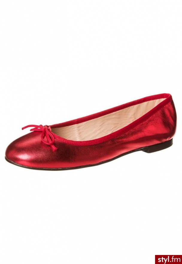 Fun&Basics Baleriny czerwony (0901232104) - Balerinki Buty Moda
