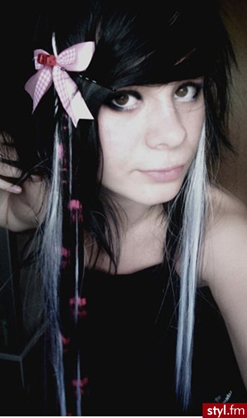 EMO Alternatywne Średnie Fryzury