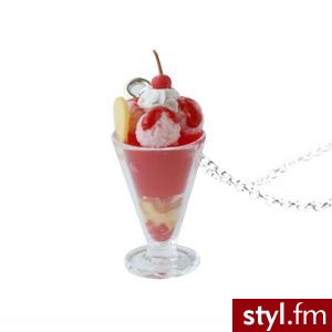 Strawberry Sundae Necklace – $18 - Pozostałe Dodatki Moda