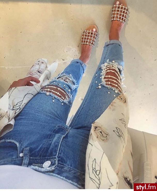 Jeansy Spodnie Moda