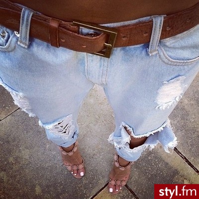 Jeansy Spodnie Moda