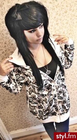 EMO Alternatywne Średnie Fryzury