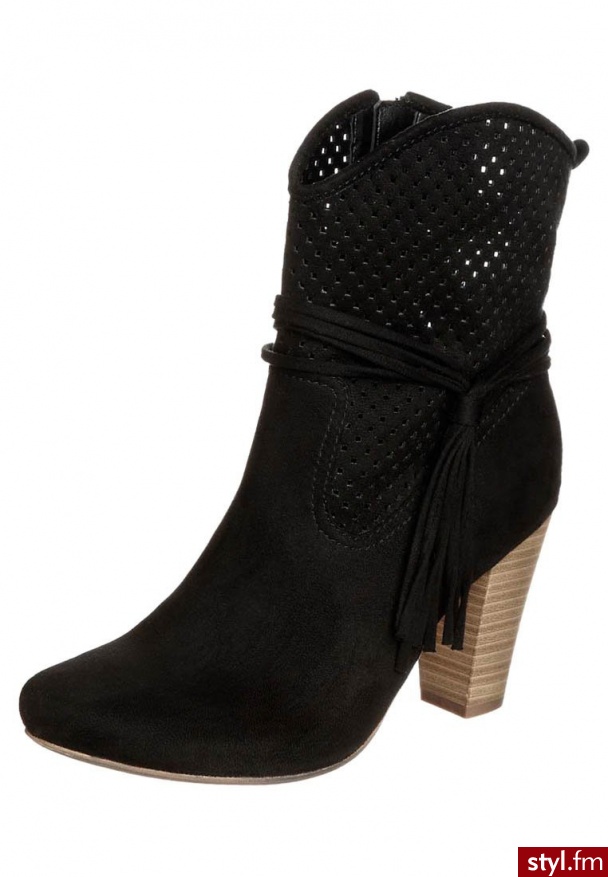 Anna Field Botki czarny - Botki Buty Moda